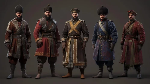 Historical Attire of Noble Men