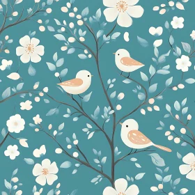 Birds and Blossoms Art