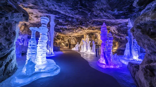 Sublime Ice Cave Formations