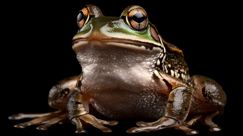 Detailed Frog Portrait