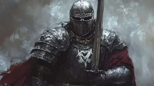 Armored Knight with Sword