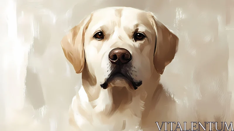 Labrador Retriever Painting AI Image