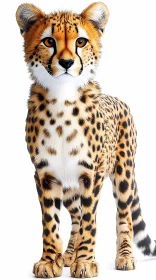Portrait of a Majestic Cheetah
