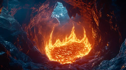 Lava-Filled Cave