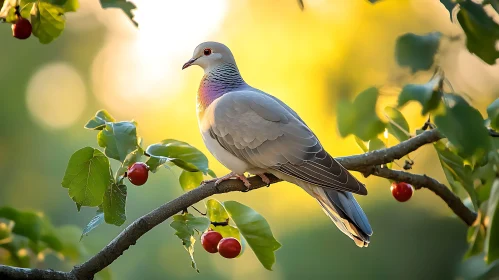 Resting Bird in Natural Habitat