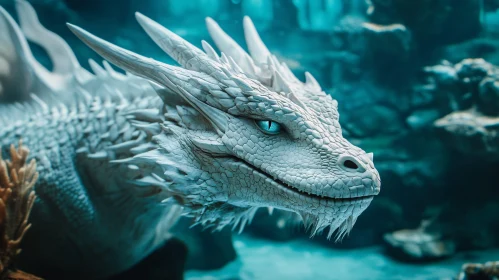 Aquatic Dragon: A Mythical Close-Up