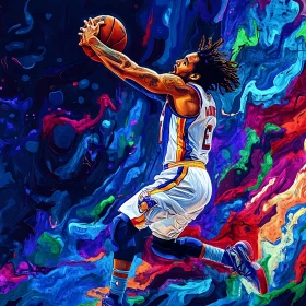 Basketball Player Painting