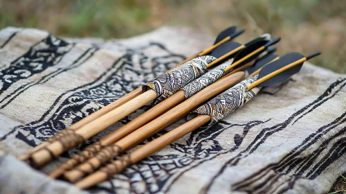 Handcrafted Arrows Close-Up