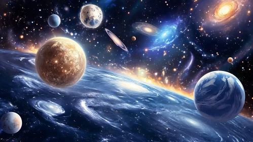 Cosmic Waltz: Planets and Galaxies