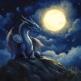 Moonlit Dragon Perch