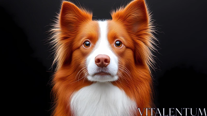Alert Dog Portrait
