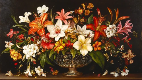 Beautiful Bouquet of Flowers in Art
