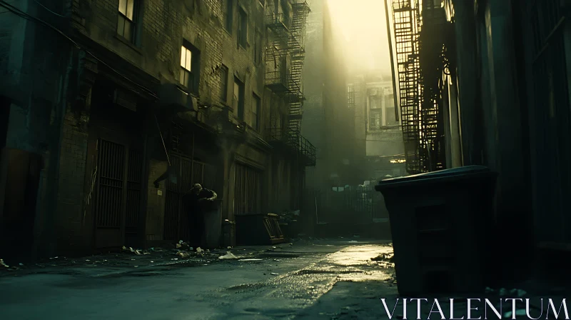 Dark Urban Alley