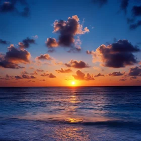 Peaceful Seascape at Sunset