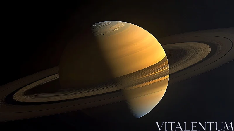 Ringed Beauty: Saturn in the Cosmos