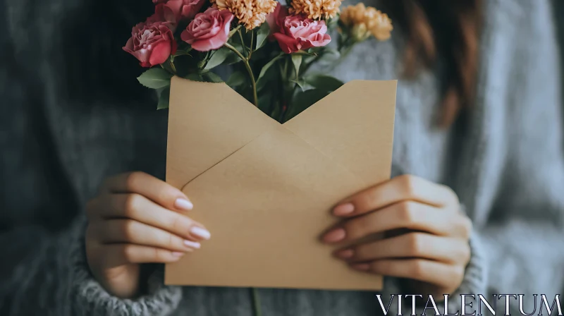 Floral Gift in an Envelope