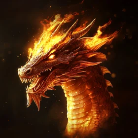 Dragon Head Ablaze