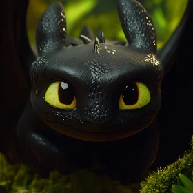 Toothless Dragon Portrait