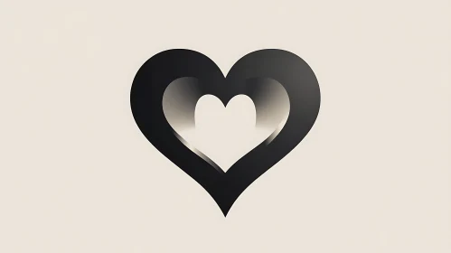 Abstract Heart Shapes Design