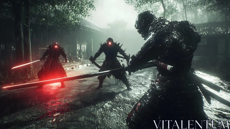 Rainy Katana Duel