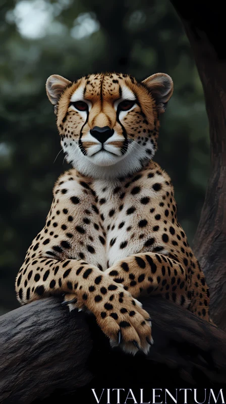 Cheetah Poised Elegance
