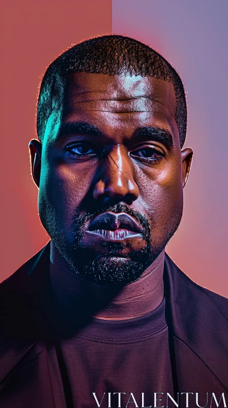 Fashion Portrait of Kanye West