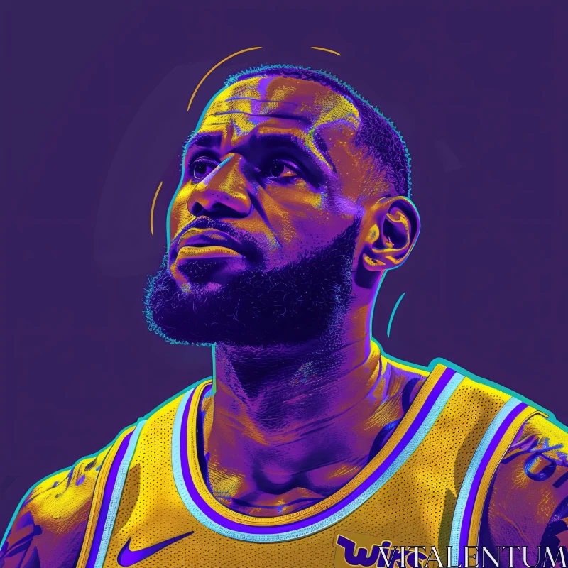 LeBron James Digital Art