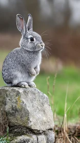 Charming Rabbit in the Wild
