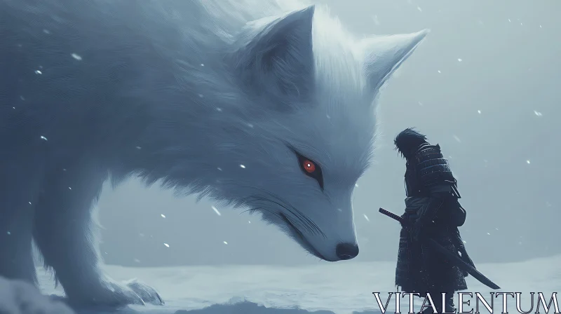 Warrior's Standoff with the Arctic Fox