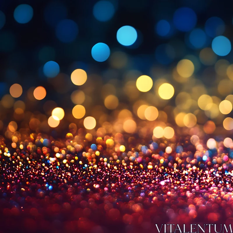 Glittering Lights Abstract Bokeh Design