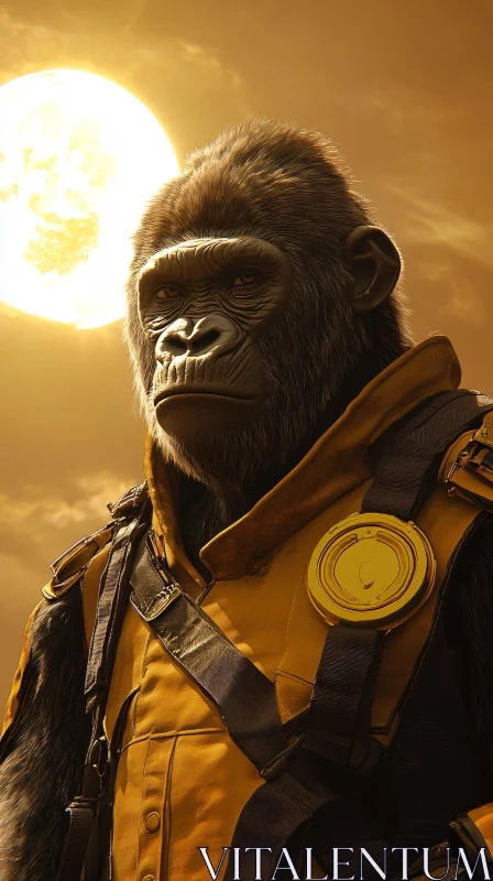 Sci-Fi Gorilla Portrait