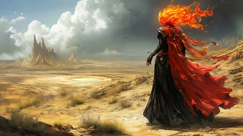 Desert Fire Mage - Enigmatic Character