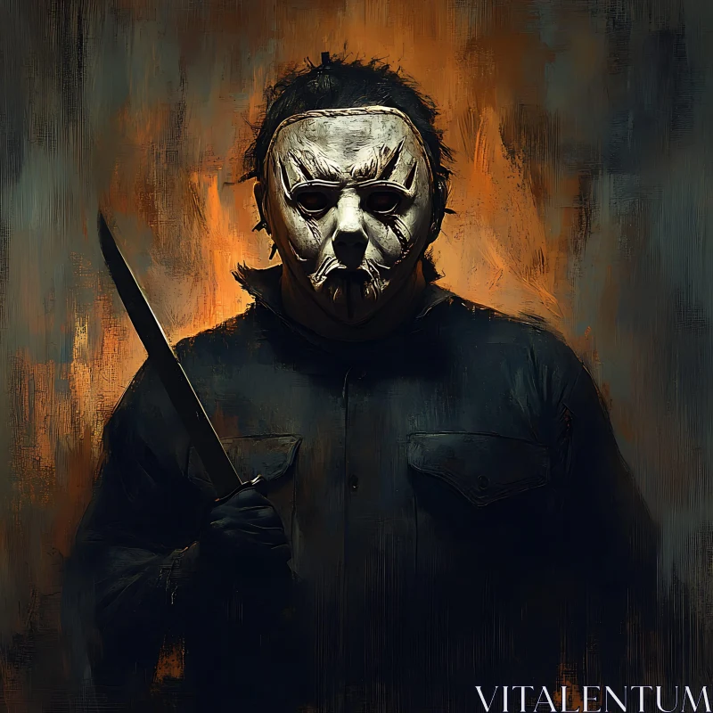 Sinister Masked Character Portrait