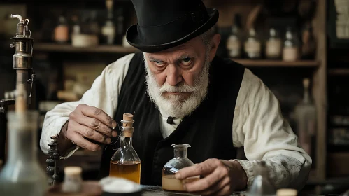 Old Man Alchemy Portrait