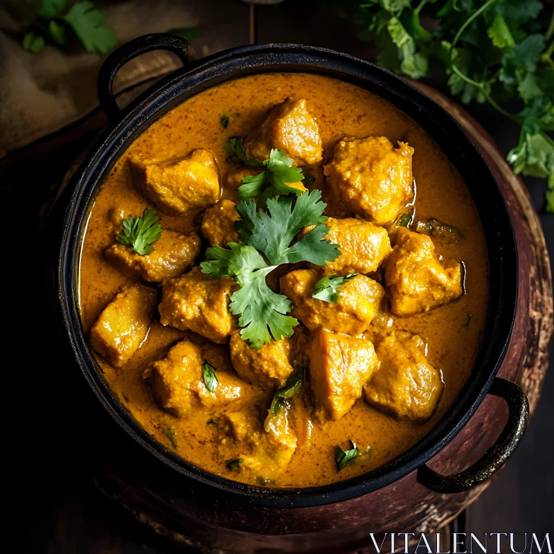 Golden Chicken Curry Pot