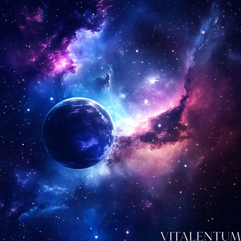 Indigo Amethyst Cosmic Planet