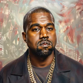 Kanye West Art Portrait