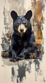 Artistic Bear Portrait