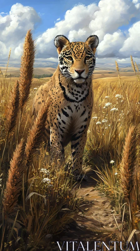 Wild Jaguar in Natural Habitat