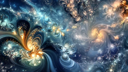 Fractal Fantasy: A Cosmic Dance