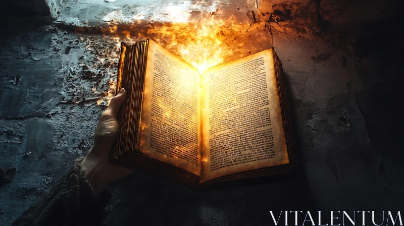 Illuminated Manuscript of Ancient Lore