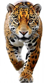 Dynamic Image of a Charging Jaguar