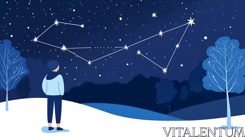 Contemplating Constellations Under Starry Skies