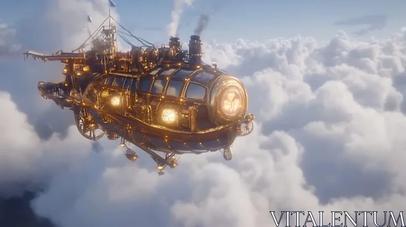 Airship Adventure in the Clouds
