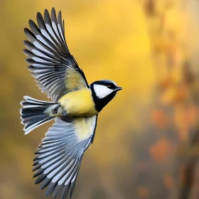 Bird in Flight Wildlife Image