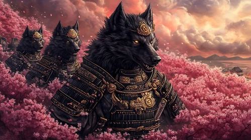 Warrior Wolves in Bloom