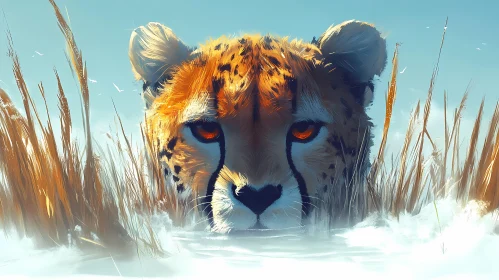 Wildlife Art of a Cheetah