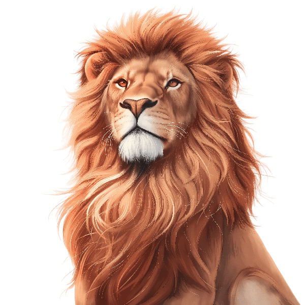 Majestic Lion T-Shirt Design