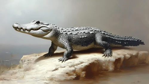 Crocodile by the Water
