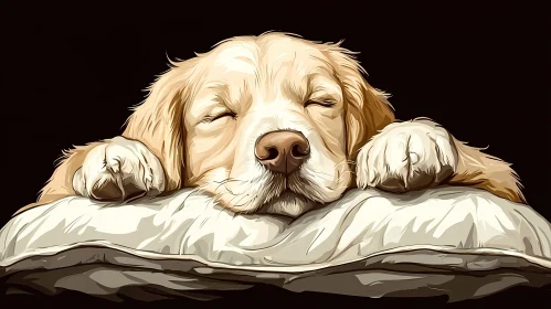 Peaceful Sleeping Puppy